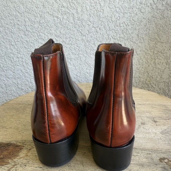Unisex Quero Brown Leather Chelsea Boots - Picture 4 of 8